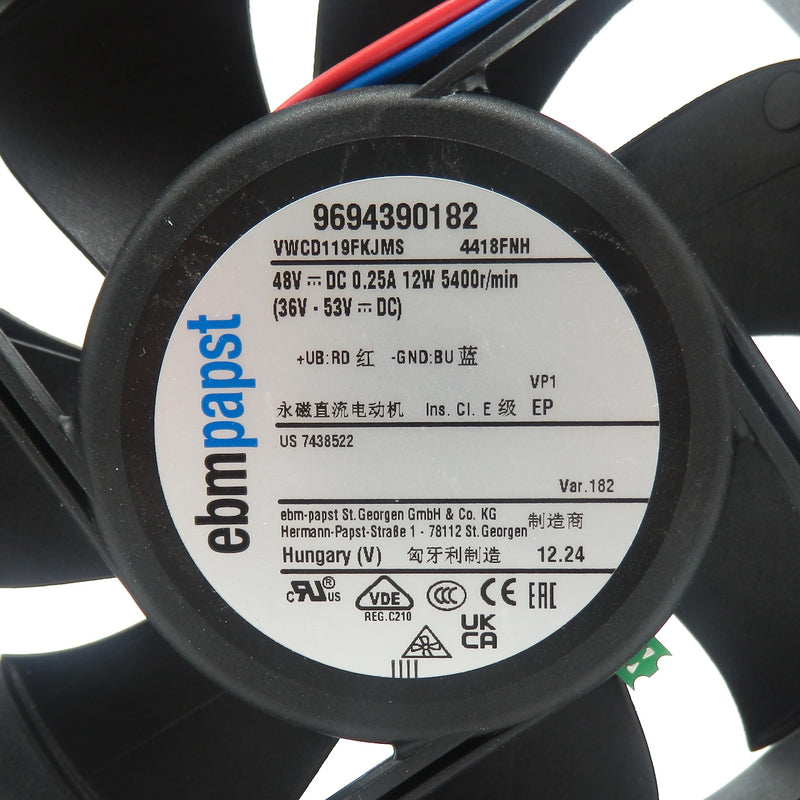 EBM-Papst 4418FNH 48VDC 120mm x 120mm x 25mm DC Tubeaxial Fan 9694390182