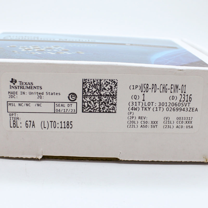 Texas Instruments USB-PD-CHG-EVM-01 USB Type-C Power Management Evaluation Board