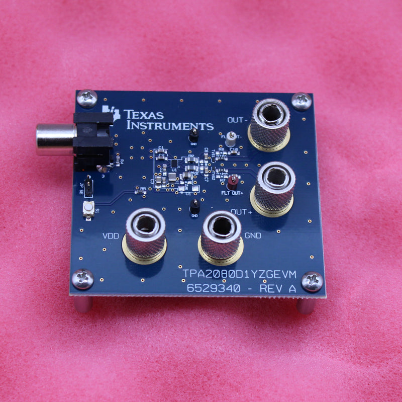 Texas Instruments TPA2080D1YZGEVM Class D Audio Amplifier Evaluation Board