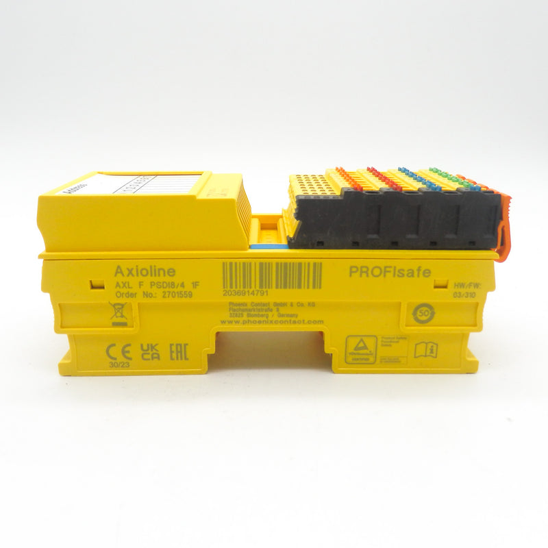 Profisafe Module Phoenix Contact 2701559 PROFIsafe Safety Module AXL F PSDI8/4 1F – Primelec