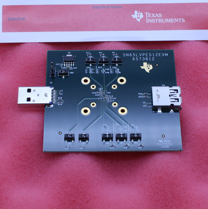 Texas Instruments SN65LVPE512EVM Re-Driver Interface Evaluation Board