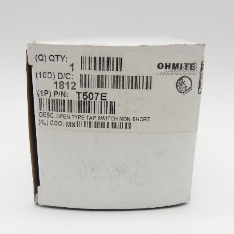 Ohmite T507E Non-Shote Open Type Rotary Tap Switch