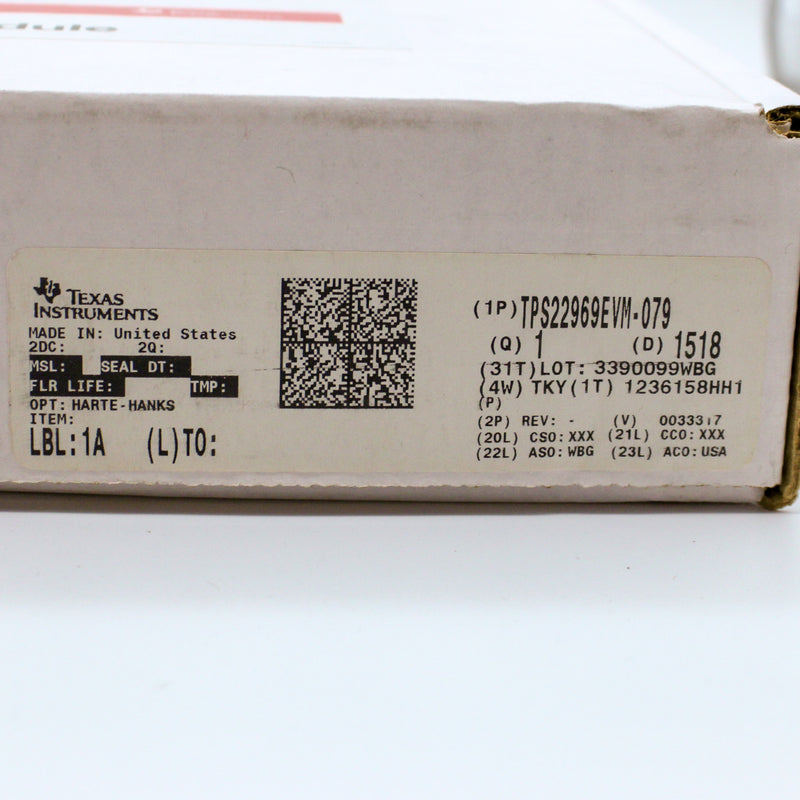 Texas Instruments TPS22969EVM-079 Power Management Evaluation Board