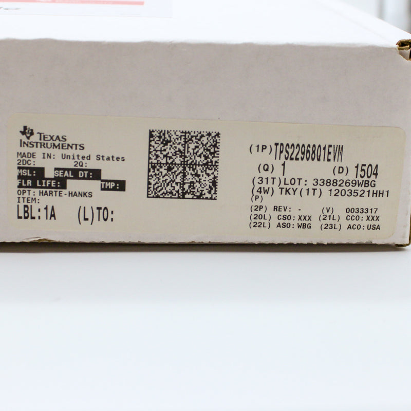 Texas Instruments TPS22968Q1EVM Power Management Evaluation Board