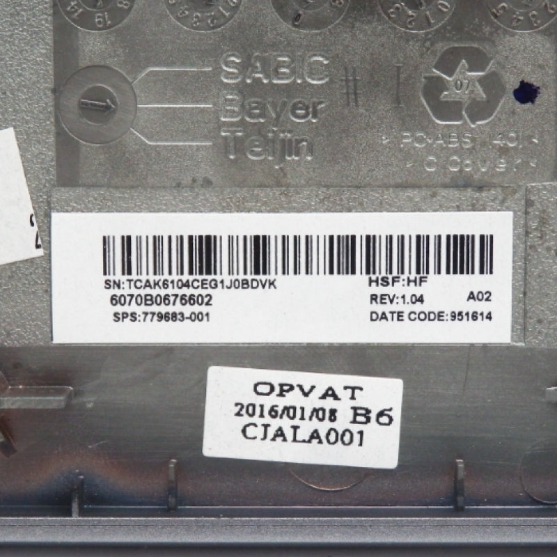 HP 779683-001 EliteBook 745 G1/G2 Palmrest w/ Touchpad