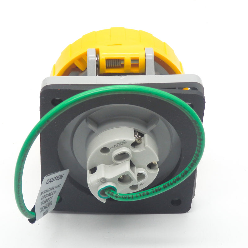 Amphenol A309320R4W 2P+E / 3W - 20A 125V Amphe-309 Receptacle Connector