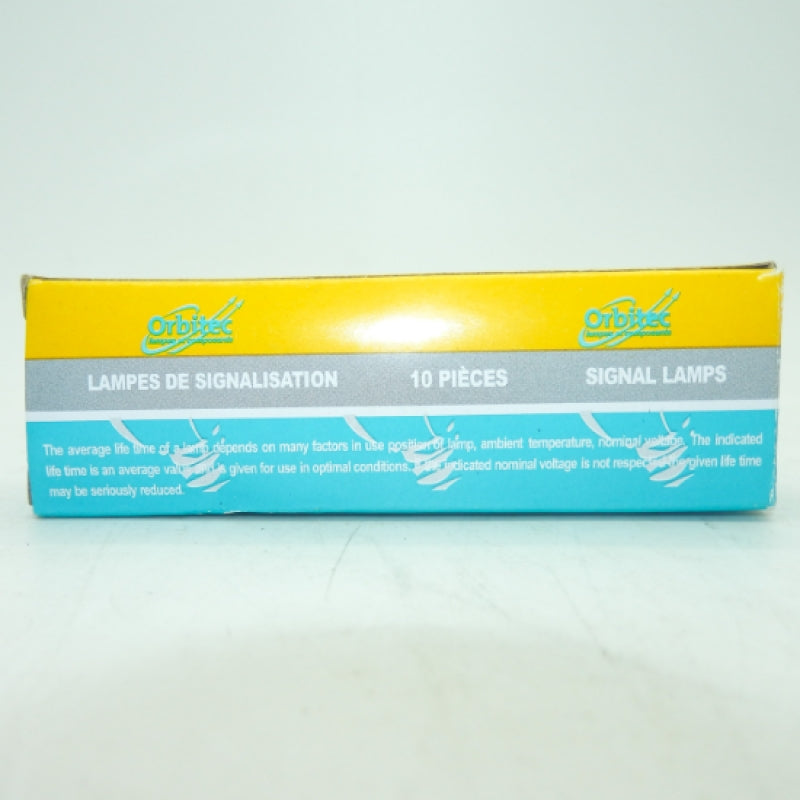 Pack of 10 Orbitec 116730 B3013 Incandescent Lamp
