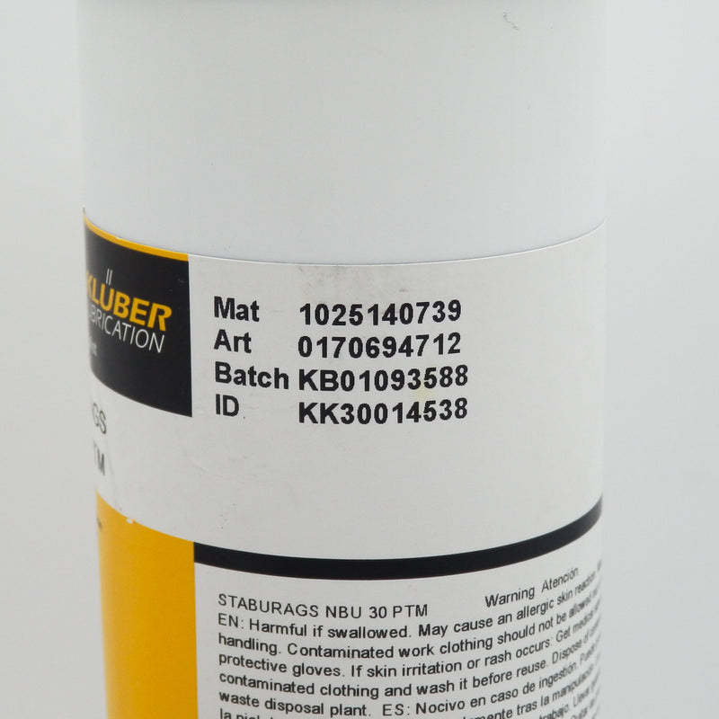 Kluber Lubrication 0170694712 450g Tube of Mineral Oil / Barium Grease