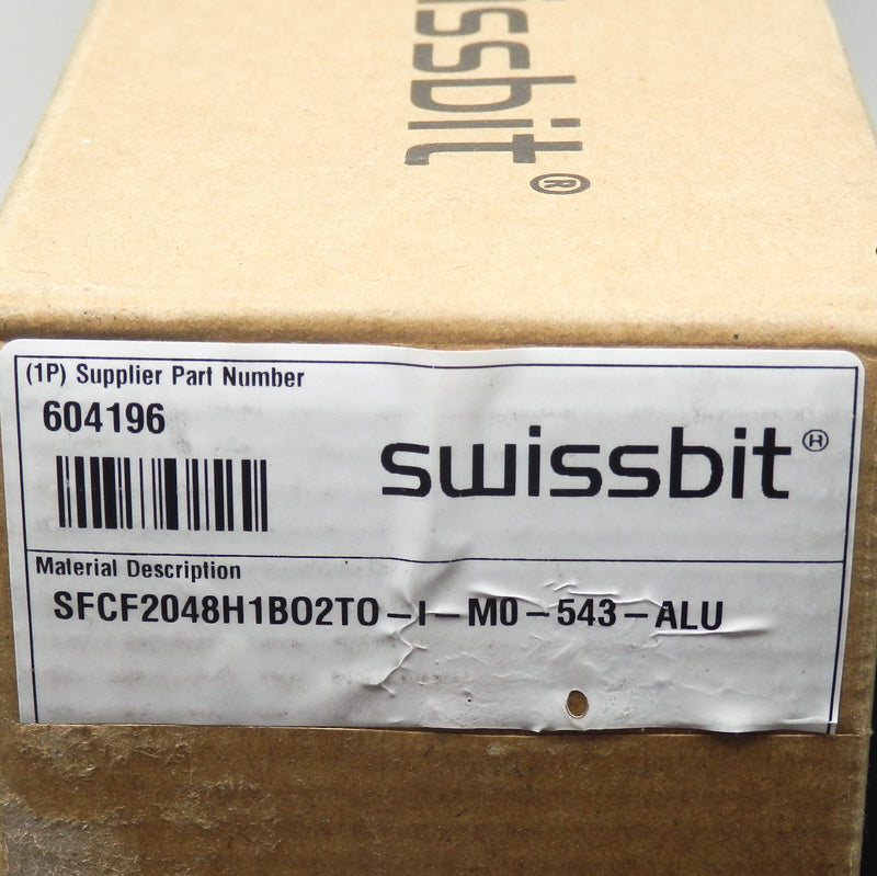 Swissbit SFCF2048H1BO2TO-I-M0-543-ALU 2GB Industrial Compact Flash Card