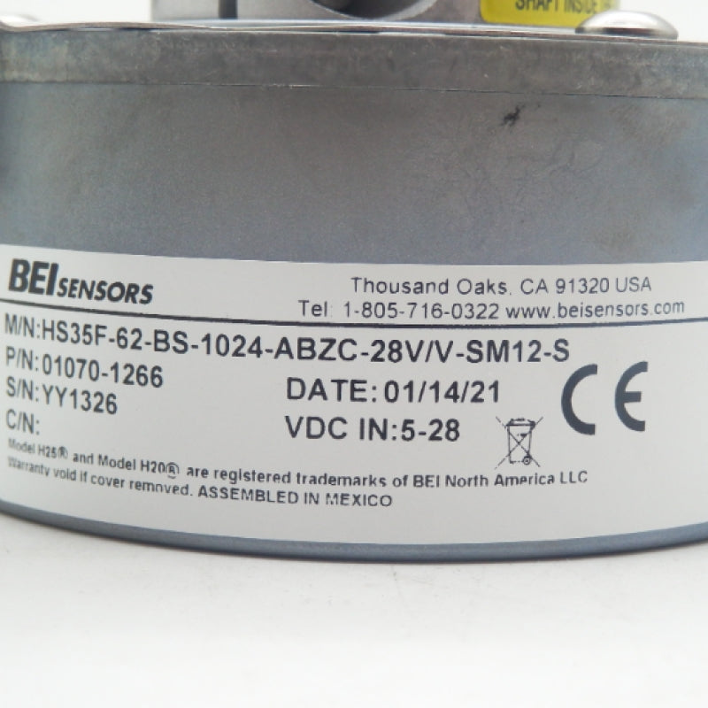 BEI Sensors 01070-1266 Incremental Optical Encoder