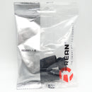 Rean RE8MY-1-B Straight RJ45 Cable Connector Carrier