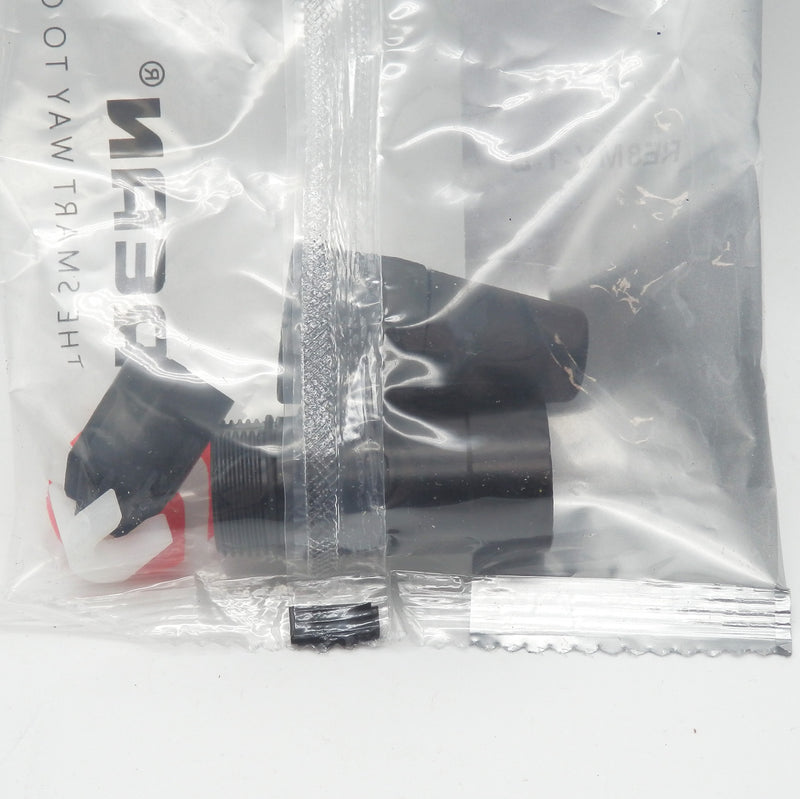 Rean RE8MY-1-B Straight RJ45 Cable Connector Carrier