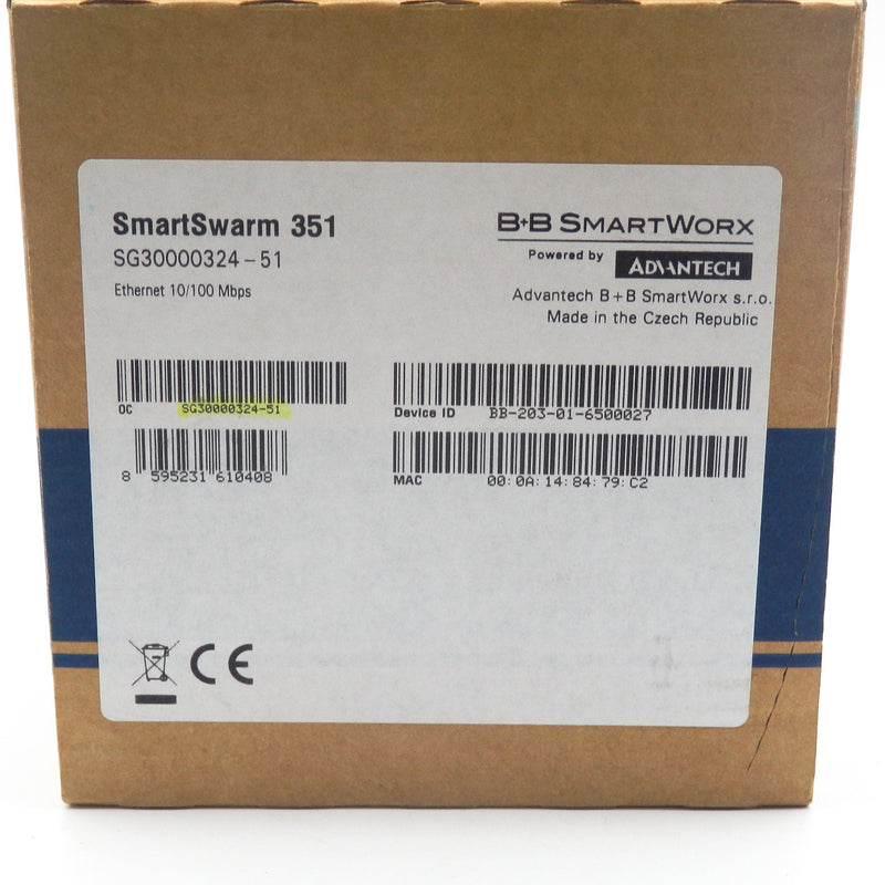 Advantech BB-SG30000324-51 10/100 Mbps SmartSwarm 351 Modbus Gateway
