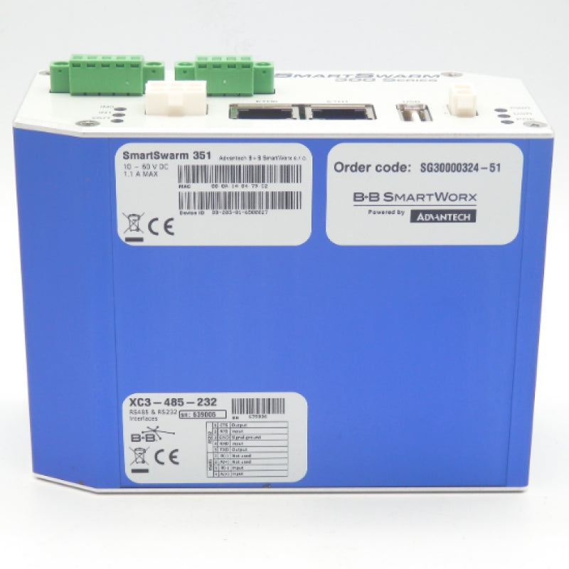 Advantech BB-SG30000324-51 10/100 Mbps SmartSwarm 351 Modbus Gateway