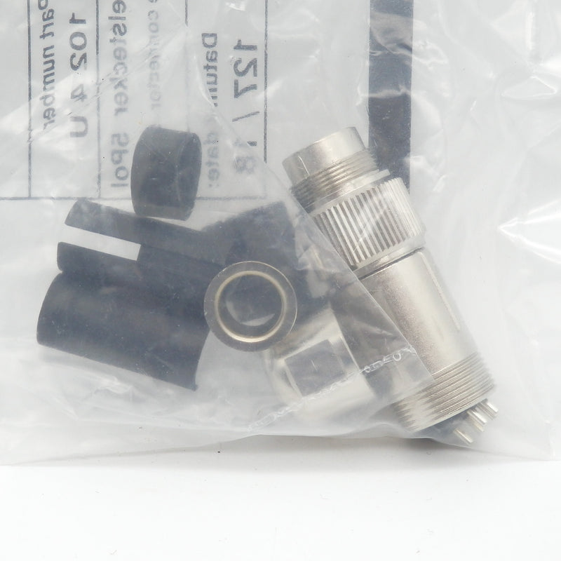 Amphenol C09131H0051024U 5-Position Circular DIN Connector Male