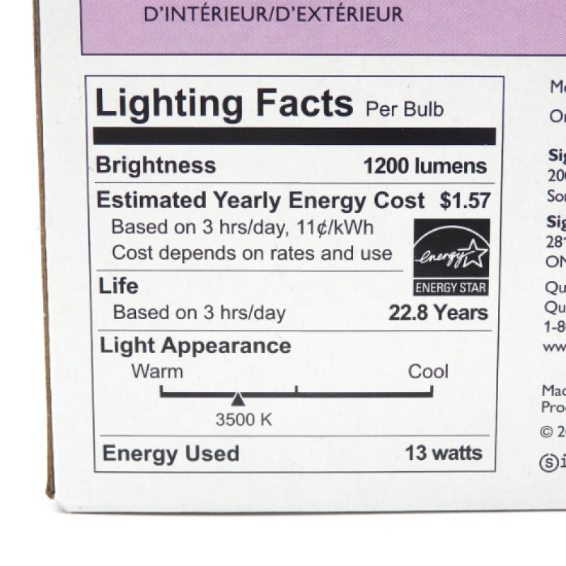Philips 567842 13W Medium (E26) LED Dimmable Natural White Light Bulb