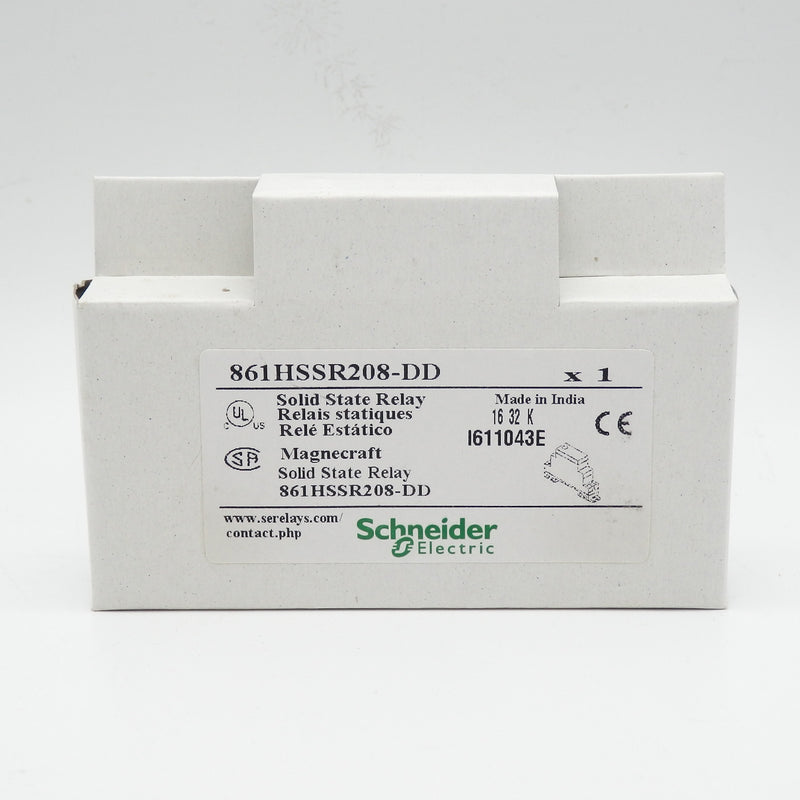 Schneider Electric Magnecraft 861HSSR208-DD SPST-NO 8A 3-150V Solid State Relay