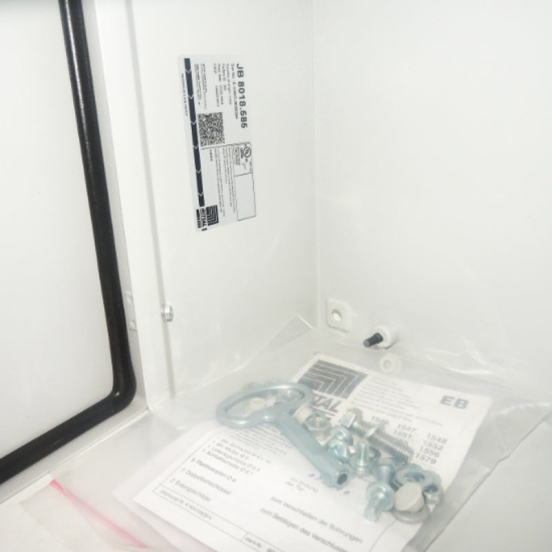 Rittal 8018585 JB121006HC 12H x 10W x 6D in NEMA 4 Steel Junction Box Enclosure