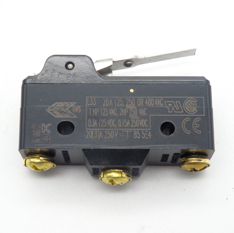 10 Pack of Honeywell BA-1RV111-A2 20A 250VAC SPDT Snap Action Micro Switch