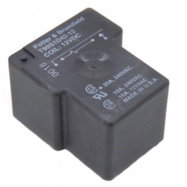 Potter & Brumfield T90S1D42-12 12VDC 30A SPST-NO PCB Relay