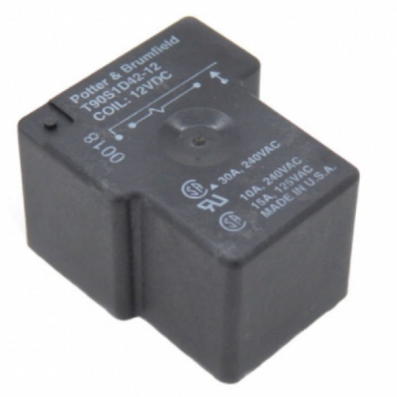 Potter & Brumfield T90S1D42-12 12VDC 30A SPST-NO PCB Relay