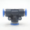 Pack of 10 RS Pro 9160909 1/4" Tube-to-Tube Pneumatic Tee Adapter