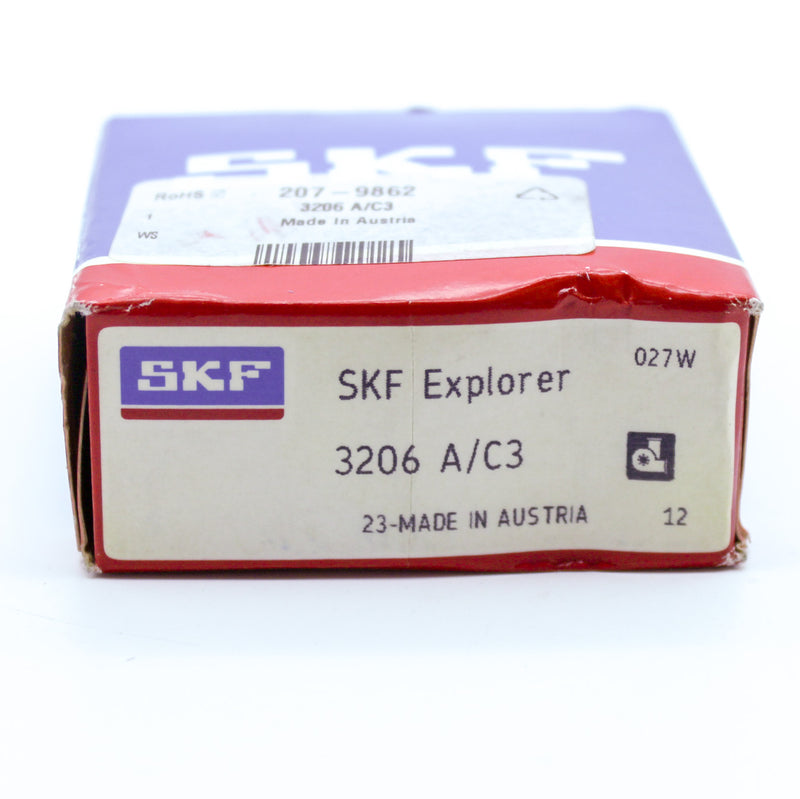 SKF 3206 A/C3 Double Row Angular Contact Ball Bearing