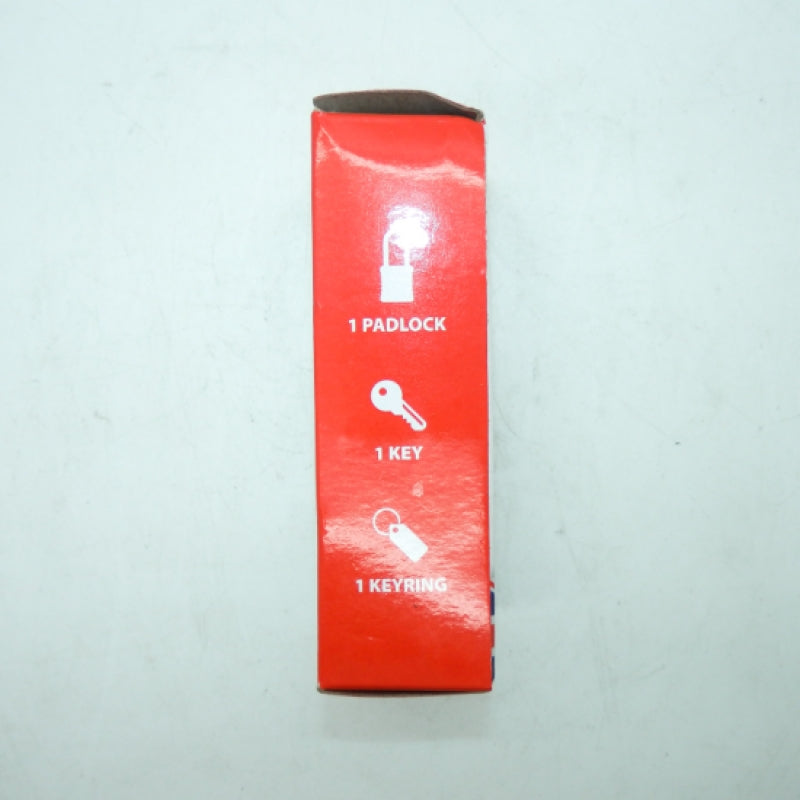 LOK008-L Yellow Safety Lockout Padlock with Key