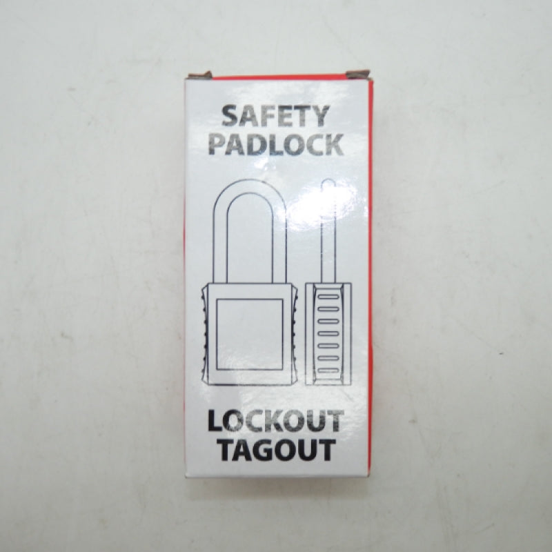 LOK008-L Yellow Safety Lockout Padlock with Key