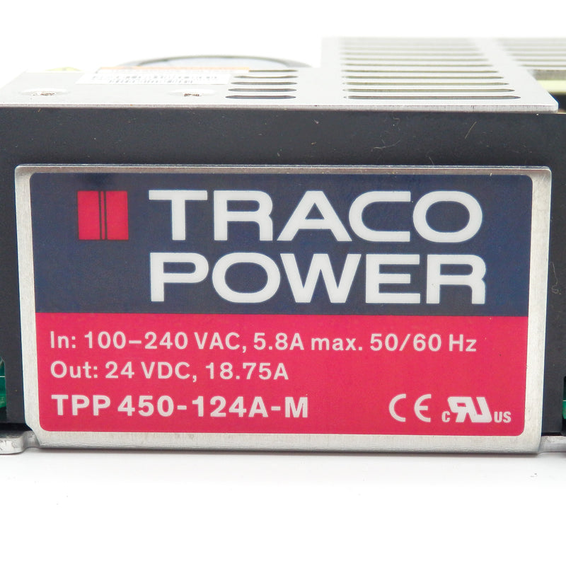 Traco Power TPP 450-124A-M 450W 24V Medical AC-DC Power Supply