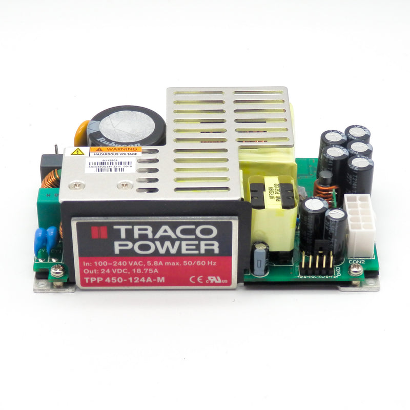 Traco Power TPP 450-124A-M 450W 24V Medical AC-DC Power Supply