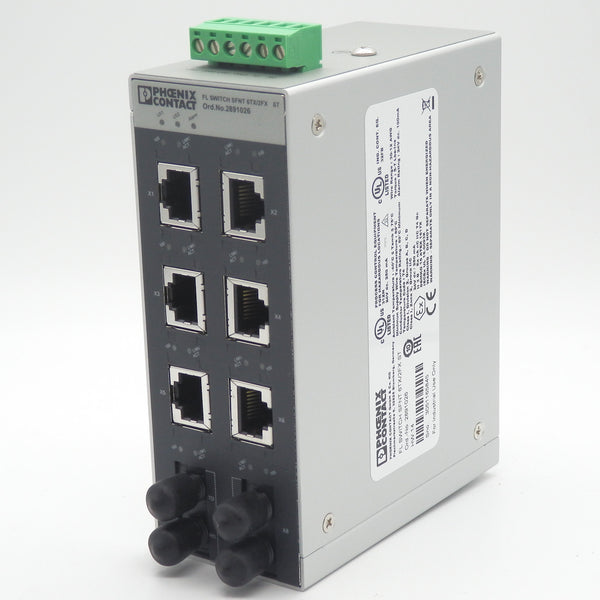 Phoenix Contact 2891026 FL SWITCH SFNT 6TX/2FX ST Industrial Ethernet Switch