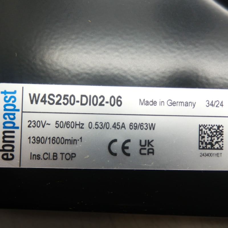 Ebm-Papst W4S250-DI02-06 230V AC Axial Fan