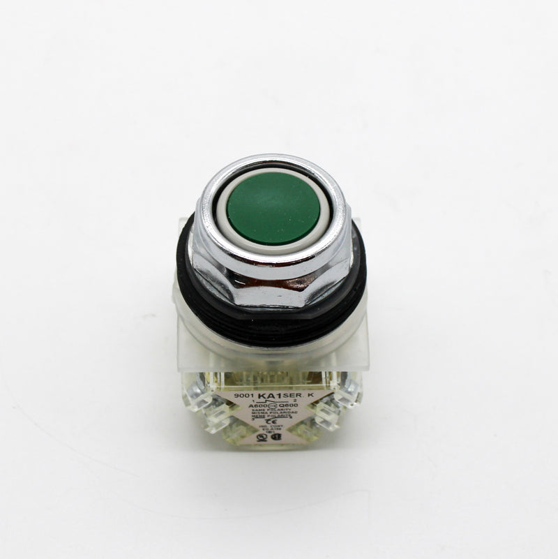 Schneider Electric 9001KR1GH2 600VAC 10A 30MM Type K Pushbutton Switch