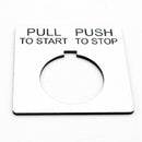 Schneider Electric 9001SKR8RH25 Non-Illuminated Red Mesh 1NC-1NC Pushbutton