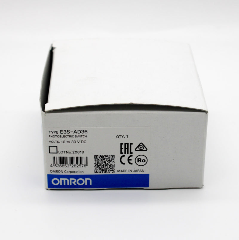 Omron Automation E3S-AD36 PNP Output Reflective/Diffuse Optical Sensor