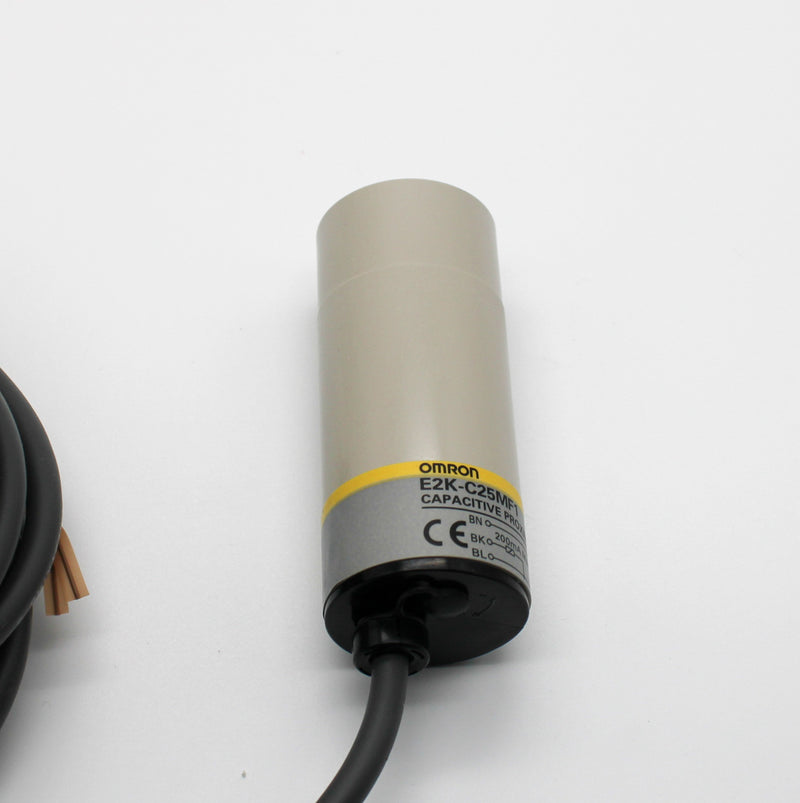 Omron Automation E2K-C25MF1 5M Adjustable Capacitive Pre-Wired Proximity Sensor