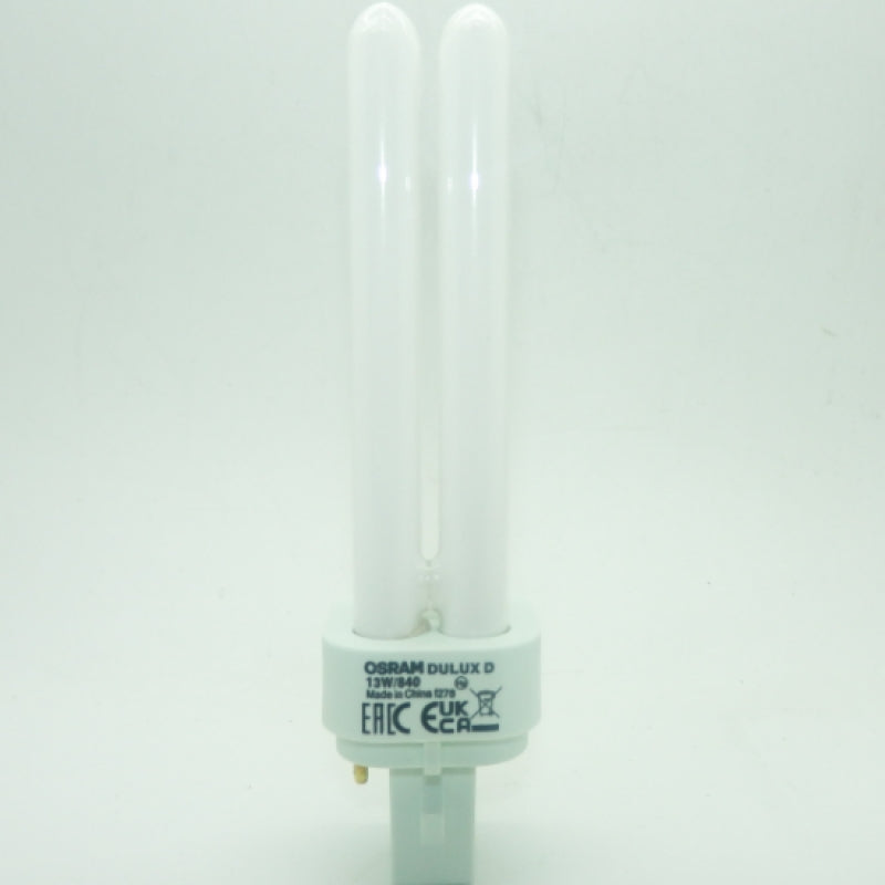Osram 13W/840 Dulux D Lumilux Cool White 2-Pin Lamp