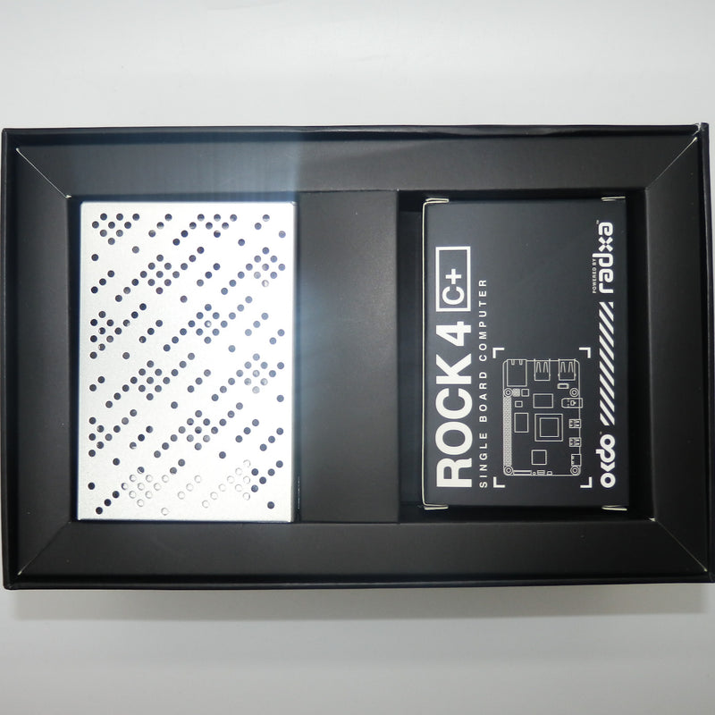 OKdo Rock 4C+ Starter Kit Rock 4 Model C+ Single Board Computer Starter Kit