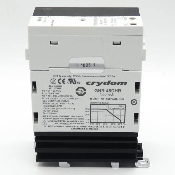 Crydom GNR45DHR 600VAC/45A 4-32VDC In Solid State Relay