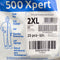 Pack of 25 Dupont TY127SWH2X Tyvek 2XL Disposible Coverall w/ Hood