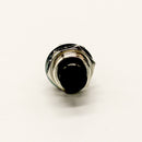 NKK Switches SB4011NOH SPST-NO, OFF-ON Black Plunger Pushbutton Switch