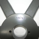 B & B Manufacturing 2BK140H 2 Grooves  H Bushing Cast Iron V-Belt Pulley