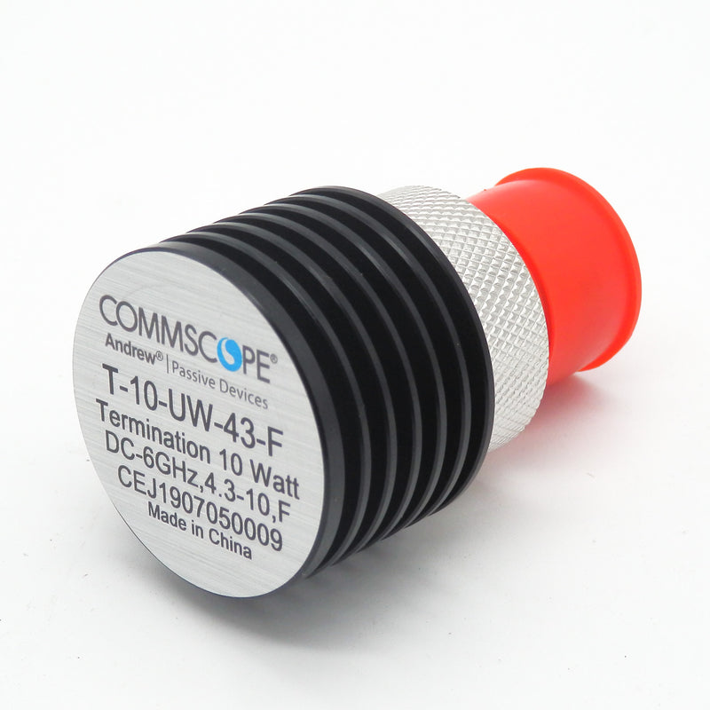 Andrew CommScope T-10-UW-43-F 0-6000 MHz Termination Load 10 W 4.3-10F