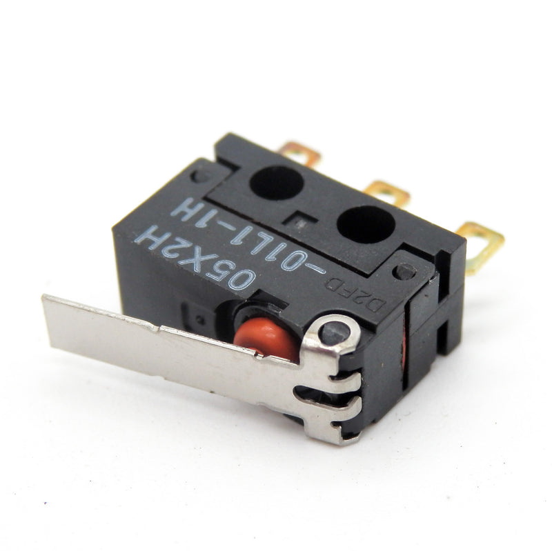 Omron D2FD-01L1-1H Solder Hinge Lever 0.1A Gold Alloy SPDT Snap Action Switch