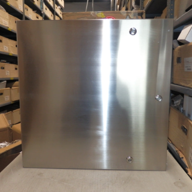 Bud Industries SNB-3754-SS 24 x 24 x 10 IP66 Stainless Steel Enclosure