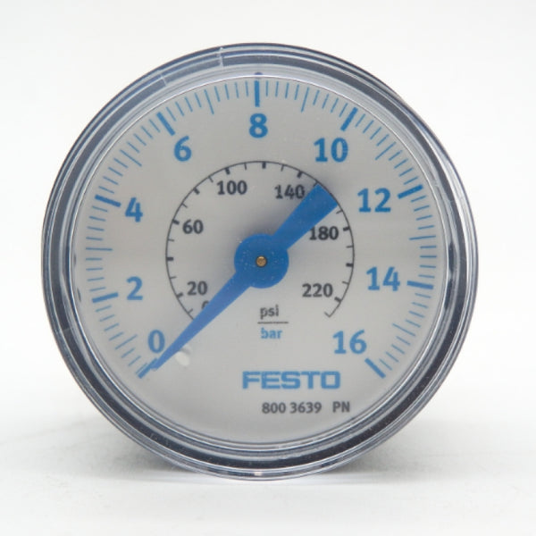 Festo PAGN-40-16-G14 Manometer Pressure Gauge