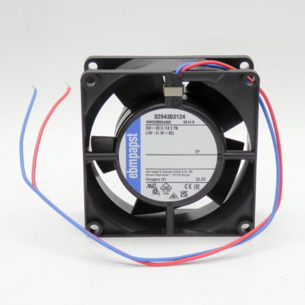 EBM-Papst 8314U 24VDC 2.7W 3300RPM 80x80x32mm Ball Bearing Fan