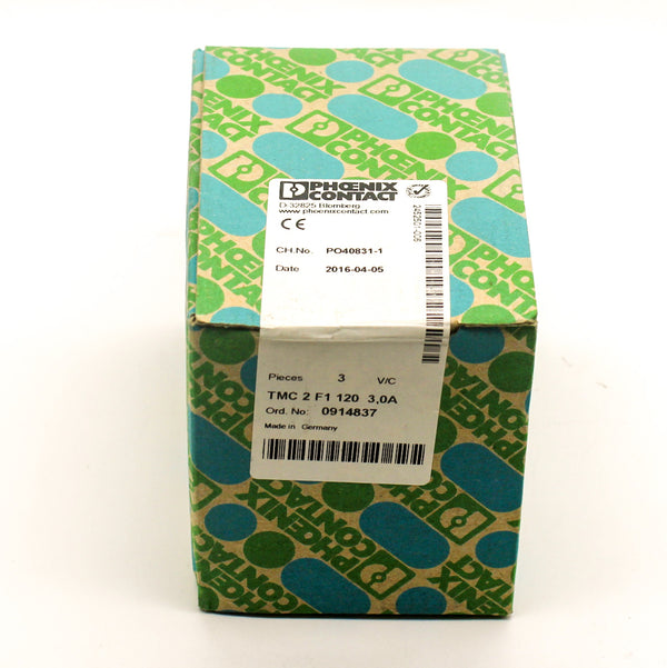 Phoenix Contact 0914837 250V 3A Lever Thermal Magnetic Circuit Breaker