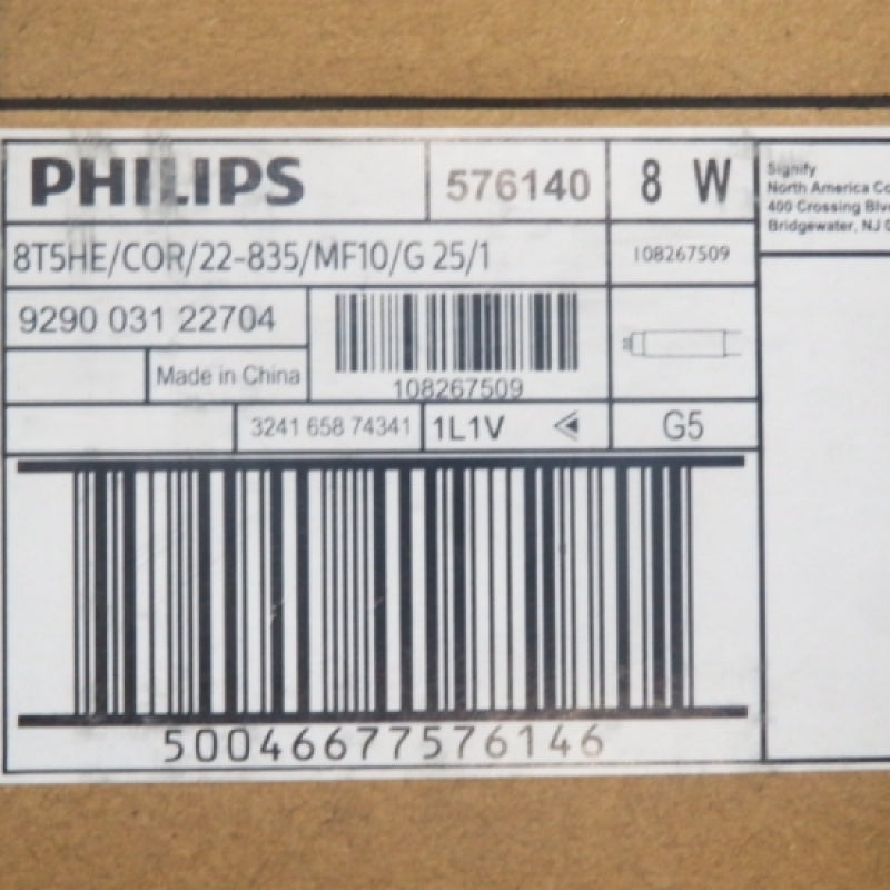 Philips 8T5HE/COR/22-835/MF10/G 25/1 8W 3500K 22in T5 LED Bulb